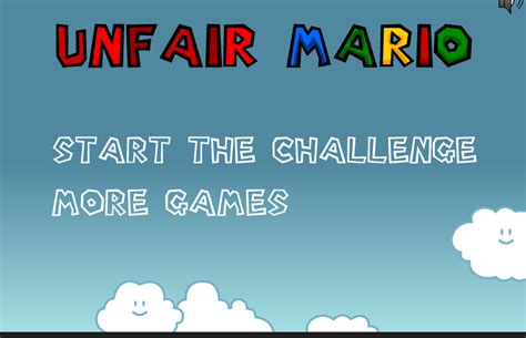 <b>Unfair</b> <b>Mario</b>. . Unfair mario unblocked games 67